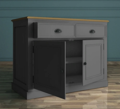 1012-pl1026g1-bufet-seryy-komod-s-yaschikami-i-dverkami-dlya-pos