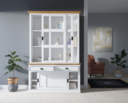  Изготовленная мебель на заказ -  создаст неповторимую тмосферу в Вашей комнате. буфет  Palermo производство Этажерка. Каталог мебели из России - AdtPro. Id-1