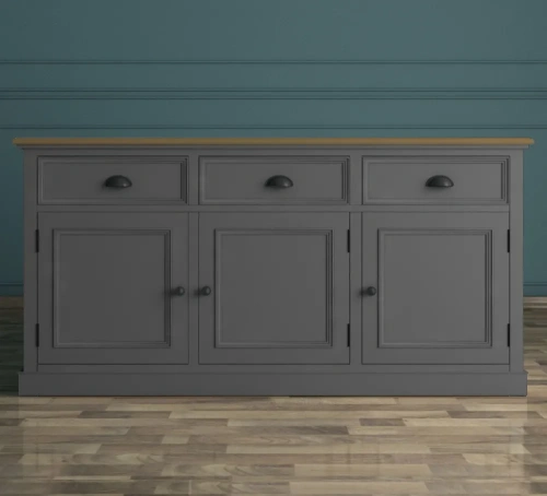 1012-pl1044g2-dlinnyy-seryy-komod-s-tremya-dverkami