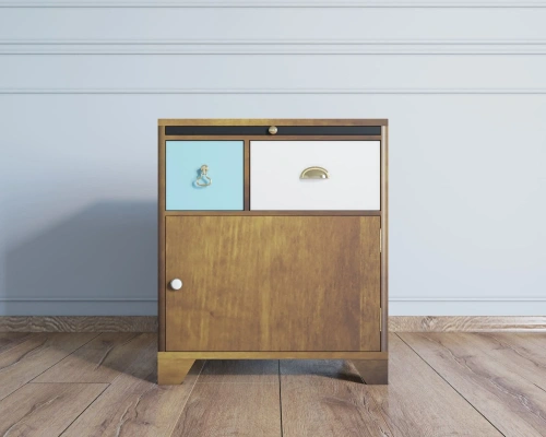 Ваш интерьер украсит оригинальный комод-прикроватная тумбочка "Aquarelle".  Каталог мебели из России - AdtPro. Id-3