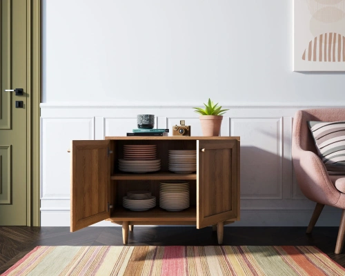 Комод для белья и одежды низкий module 04 "Smart" цвет коричневый идеальное решение для тех, кто хочет привнести особый шарм в свой интерьер. Каталог мебели из России - AdtPro. Id-1