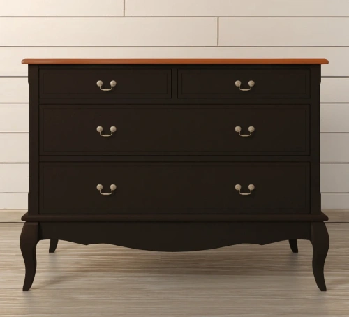 Предлагаем купить комод для белья и одежды на 4 ящика "Leontina black" цвет черный с помощью которого Вы сможете сделать интерьер помещения стильным и современным, мебель которая подчеркнёт особенности задуманные дизайнером интерьера. Каталог мебели из Ро