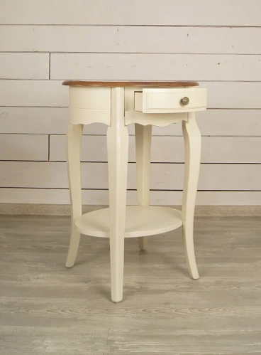 Оформляя покупку овальный столик "Leontina" цвет слоновая кость в интернет-магазине вы получаете качественную мебель с гарантией производителя. Каталог мебели из России - AdtPro. Id-0