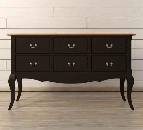 Атмосфера в комнате станет приятнее, а дизайн жилища неповторимым если Вы закажете консоль 6 ящиков "Leontina black" цвет черный. Каталог мебели из России - AdtPro. Id-0