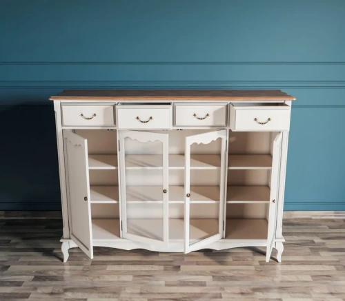  Ваш интерьер украсит комод-витрина Leontina производство Этажерка. Каталог мебели из России - AdtPro. Id-1