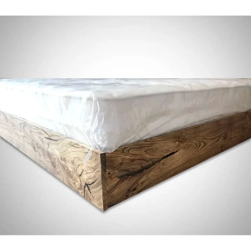  авторская двуспальная кровать с уникальным изголовьем  Каталог мебели из России - AdtPro Id-1