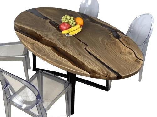  овальный обеденный стол на четыре персоны  Каталог мебели из России - AdtPro Id-0