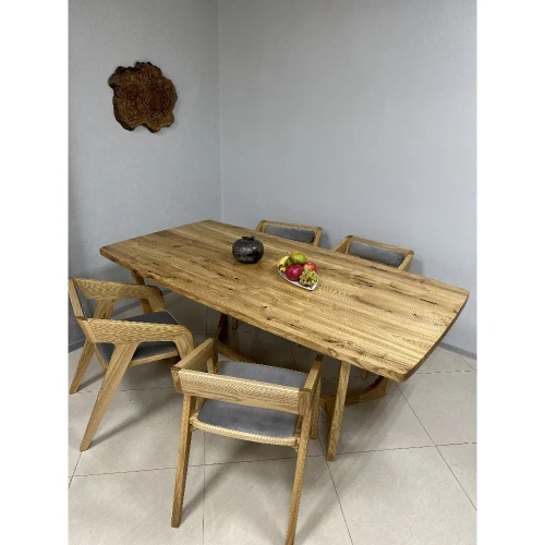  обеденный стол из массива ясеня  Каталог мебели из России - AdtPro Id-6