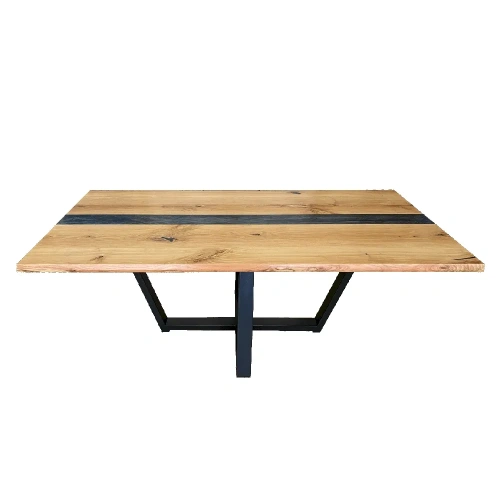  обеденный стол из массива акации и смолы  Каталог мебели из России - AdtPro Id-1