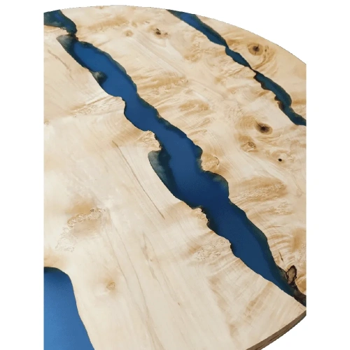  обеденный светлый круглый столик из клена. акция!  Каталог мебели из России - AdtPro Id-2