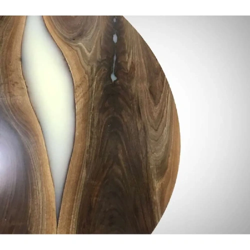  обеденный круглый столик из чёрного американского ореха  Каталог мебели из России - AdtPro Id-2