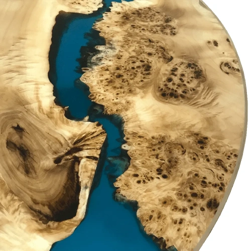  стол круглый обеденный из массива тополя  Каталог мебели из России - AdtPro Id-2