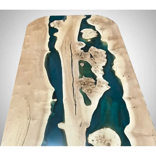  обеденный стол скругленный угол из ивы  Каталог мебели из России - AdtPro Id-1