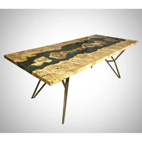  уникальный обеденный стол из тополя  Каталог мебели из России - AdtPro Id-2