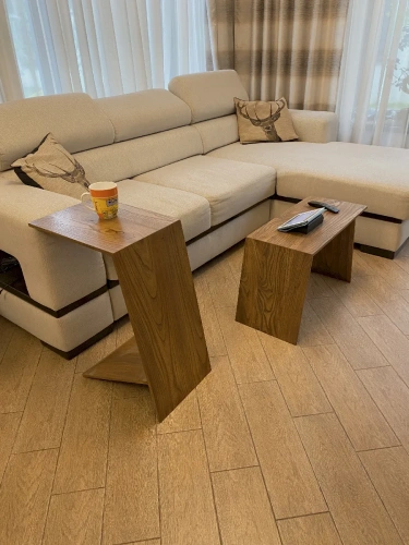  комплект журнальных столиков "scandy" в скандинавском стиле из массива карагача  Каталог мебели из России - AdtPro Id-6