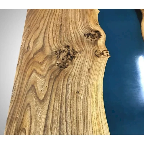  большой стол из карагача "река"  Каталог мебели из России - AdtPro Id-2