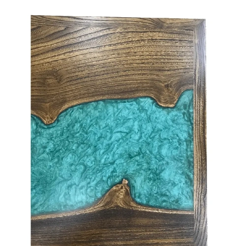  обеденный стол для баров и ресторанов с эпоксидной смолой  Каталог мебели из России - AdtPro Id-2