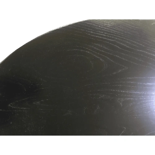  круглый обеденный черный стол из массива горного вяза  Каталог мебели из России - AdtPro Id-1