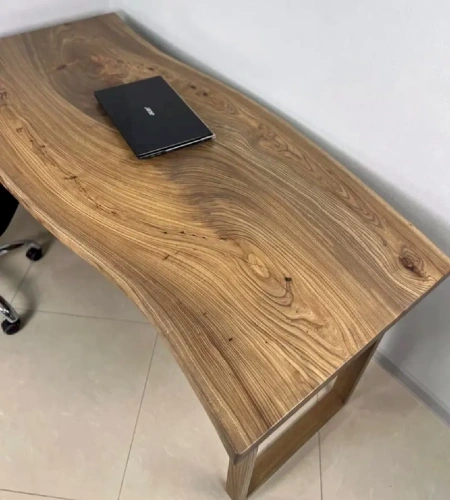  письменный стол из массива карагача  Каталог мебели из России - AdtPro Id-4