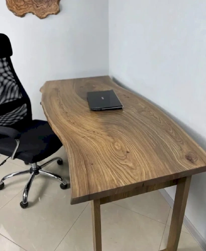  письменный стол из массива карагача  Каталог мебели из России - AdtPro Id-5