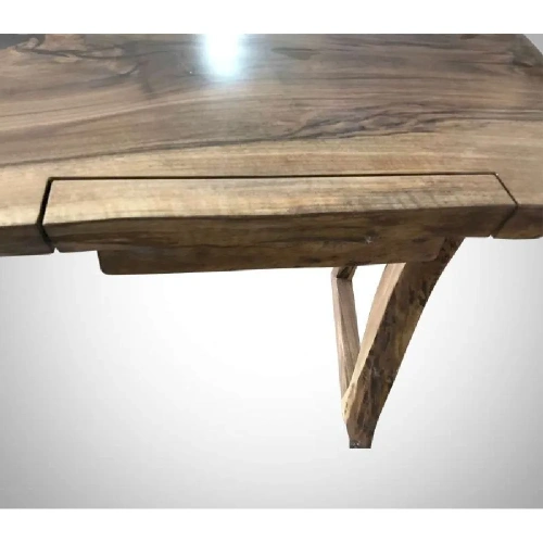  авторский письменный стол с ящиком из ореха  Каталог мебели из России - AdtPro Id-2