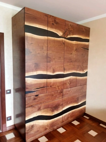 Эксклюзивный шкаф из массива Американского ореха. Каталог мебели AdtPro