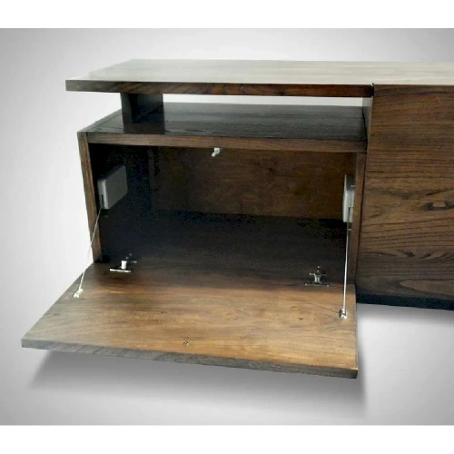  тумба под тв из массива вяза в кабинет или гостиную  Каталог мебели из России - AdtPro Id-1