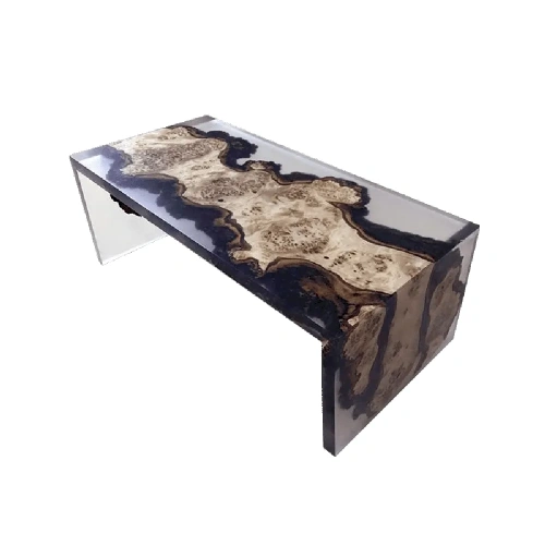  эксклюзивный стол из эксклюзивного слэба капового тополя  Каталог мебели из России - AdtPro Id-2