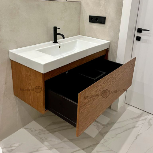 Тумба ДЖОАН под накладную раковину с выдвижным ящиком 95см