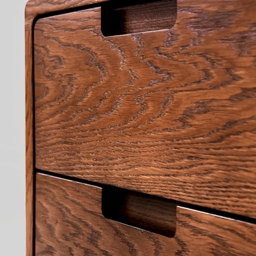 прикроватная тумба Cosmo из дуба 2 вместительных ящика с системой плавного закрывания