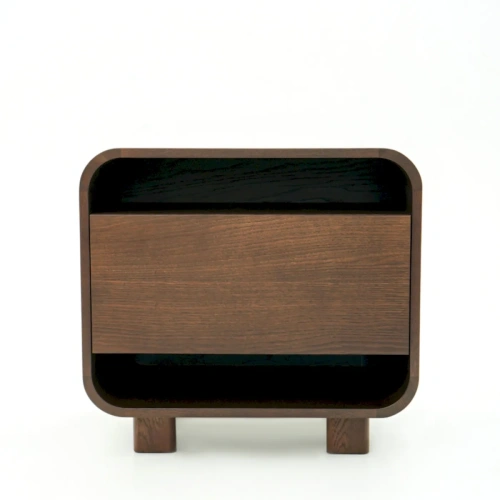 Прикроватная тумба ONE. Геометрический дизайн со скругленными углами