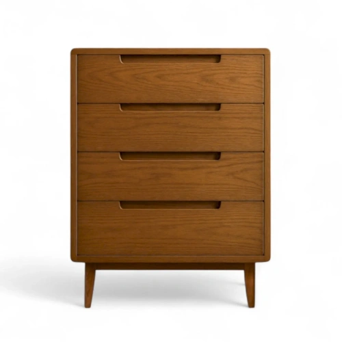 Комод Cosmo с 4 ящиками из массива дуба | Готовое решение без сборки