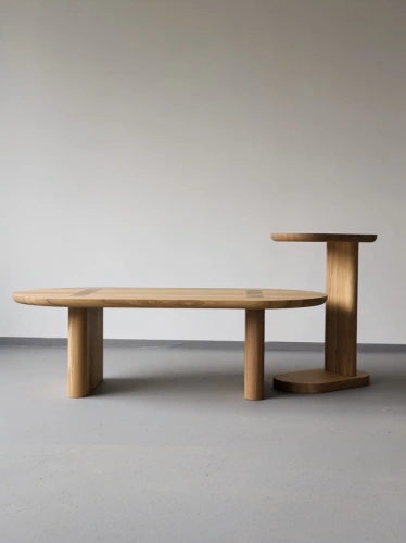 Композиция из овального журнального стола Друг и кофейного столика в гостиной