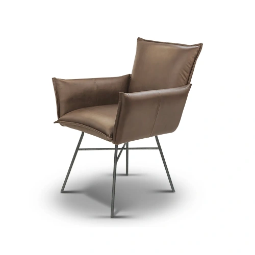 Современное дизайнерское кресло Danmark на металлических ножках