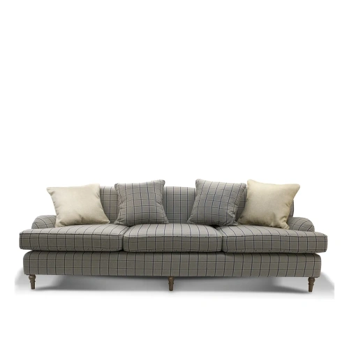 Диван Harold в клетку в современном стиле mid-century. ID-1