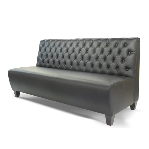 Диван с кожанной обивкой Luksik в классическом стиле, стиле art-nouveau. ID-1