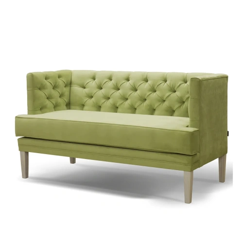 Диван Annan зеленая оивка в классическом стиле, art-nouveau, chesterfield. ID-1