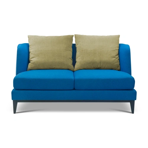 Диван Cityscape 2 с квадратными подушками в современном стиле mid-century, art-nouveau, pop-art, bauhaus. ID-1