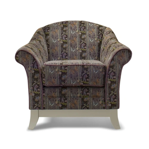 Классическое кресло в золотистой обивке Arles. ID-2