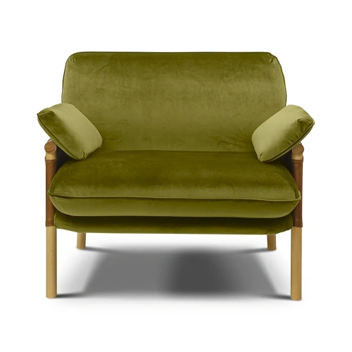 Кресло Marlowe. Стиль Ретро. Материал основания Бук. Материал Кожа. ID-1