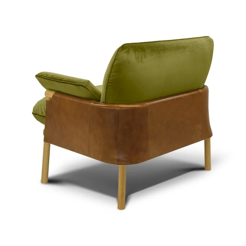 Кресло Marlowe. Стиль Ретро. Материал основания Бук. Материал Кожа. ID-2