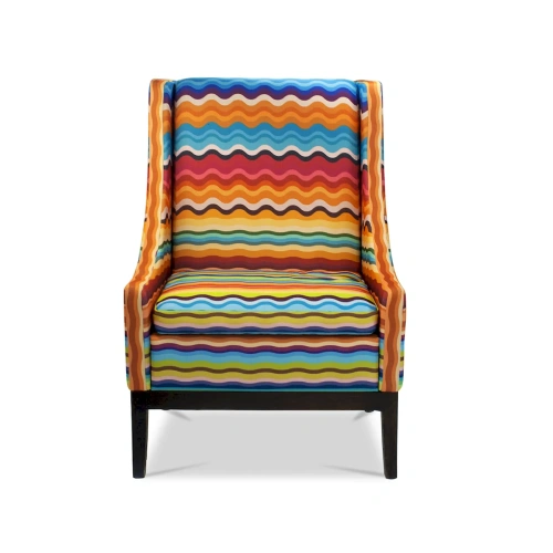 Кресло Kuno в ярких цветах. Стиль Современный. Материал основания Бук. ID-1