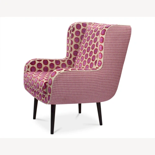 Кресло Rosso розовое. ID-1