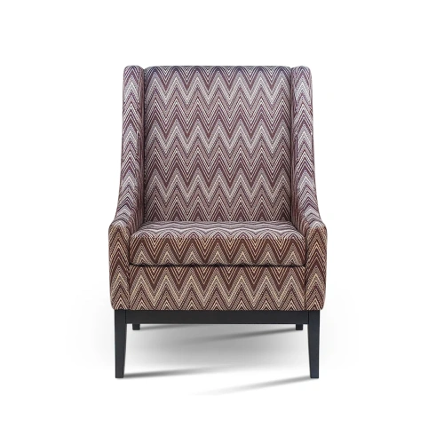 Кресло Kuno в коричневых оттенках. Стиль Классический. Материал основания Бук. ID-1