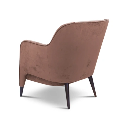 Кресло Luccille в шоколадном цвете. Стиль Современный. Материал основания Бук. ID-2