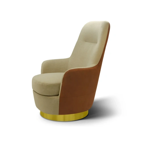 Кресло Kenia high. Стиль Современный. Материал Бук. ID-1