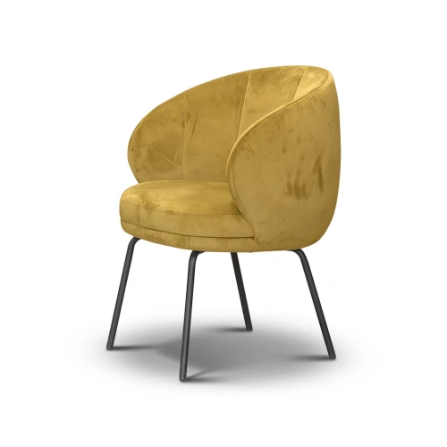 Прочный металлический каркас полукресла Bronx гарантирует долговечность, а мягкие сиденье и спинка подарят незабываемые ощущения 