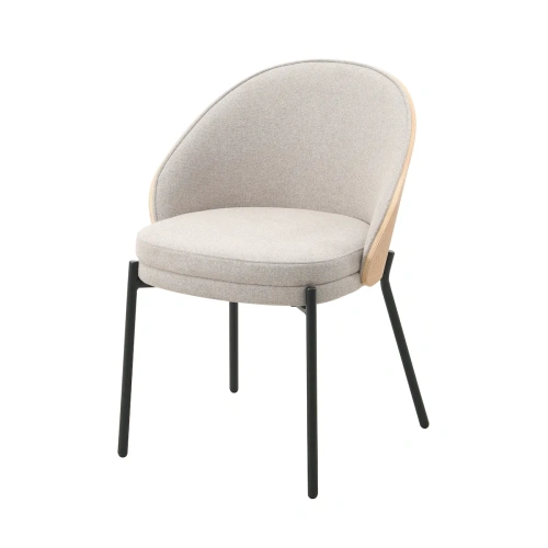 Современный стул Birkin на металлических ножках. Стиль минимализм, скандинавский. Гнутая спинка из Буковой фанеры ППУ повышенной износостойкости. ID-1