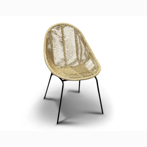 Купить мебель садовую из искусственного ротанга недорого: кресло Моро в эко-интерьере