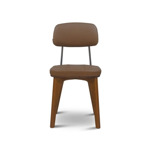 Стул Dinner soft. Материал основания Бук. Материал Кожа. ID-2